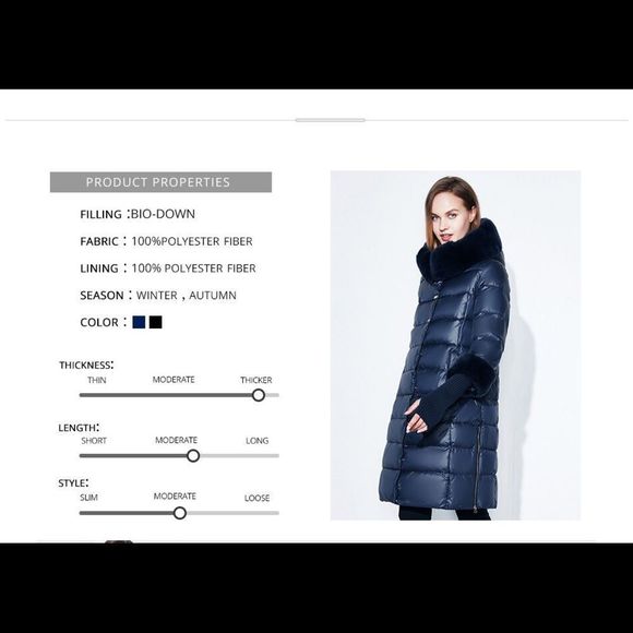 A Down Coat SZ medium - Picture 3 of 13